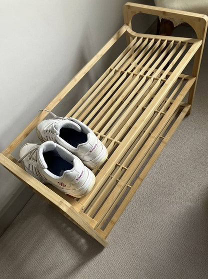Wooden Shoe Rack