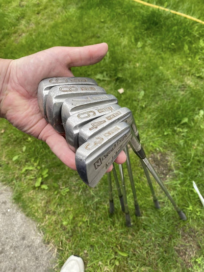 Old Golf Clubs Set with Bag